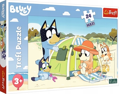 Изображение Trefl Puzzle 24 elementy Maxi Bluey Wspaniay wiat