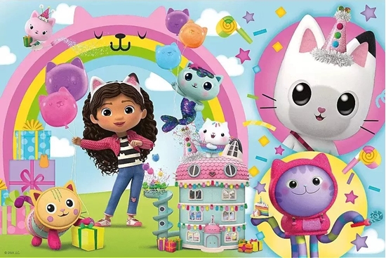 Изображение Trefl Puzzle 24el Maxi Wesoa Gabi. Koci Domek Gabi 14353 Trefl