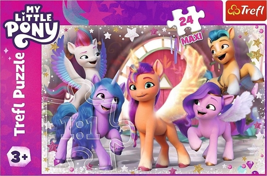 Изображение Trefl PUZZLE 24EL TREFL MAXI MLP WESOLY DZIEN KUCYKOW8