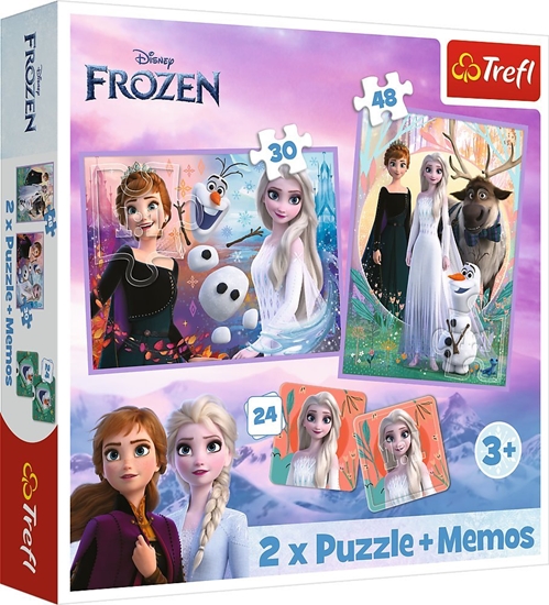 Изображение Trefl PUZZLE 2W1 MEMOS TREFL KSIEZNICZKI W KRAINIE PUD