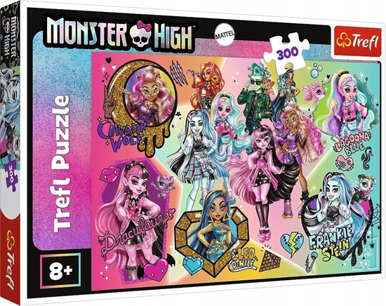 Изображение Trefl Puzzle 300 elementów Zombie gór Monster High