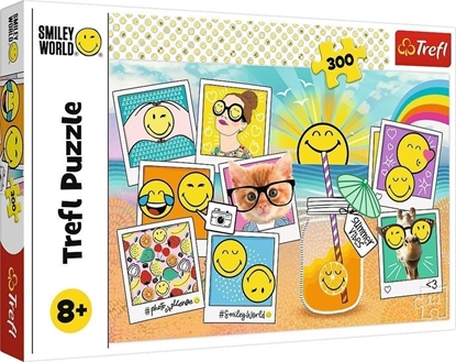 Изображение Trefl Puzzle 300 Smiley na wakacjach TREFL
