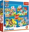 Attēls no Trefl Puzzle 4w1 Biegnce pieski Psi Patrol (Paw Patrol)