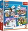 Изображение Trefl Puzzle 4w1 Psie sprawy Psi Patrol Paw Patrol