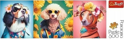 Picture of Trefl PUZZLE 500EL TREFL POKAZ MODY PSIA EDYC PANORAMA