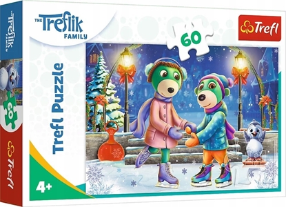 Изображение Trefl PUZZLE 60EL TREFL ZIMA U TREFLIKOW PUD20