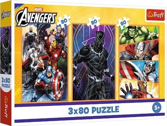 Picture of Trefl Puzzle Marvel Dni pene akcji 3x80 elementów