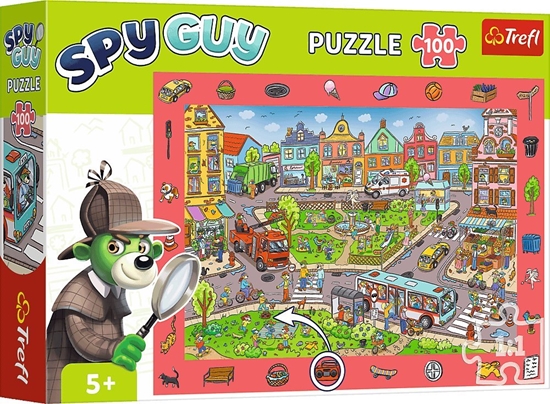 Изображение Trefl Puzzle obserwacyjne Spy Guy Miasto 100 elementów