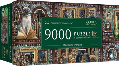 Attēls no Trefl Puzzle Prime Whiskered Wonders 9000 elementów