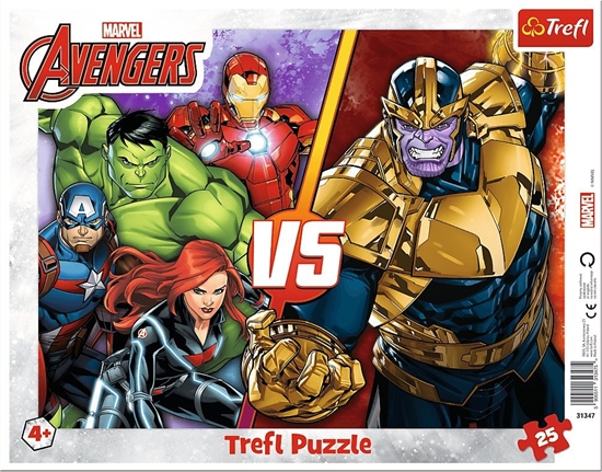 Picture of Trefl Puzzle ramkowe Marvel Niezwyciona Druyna Avengers 25 elementów (31427)