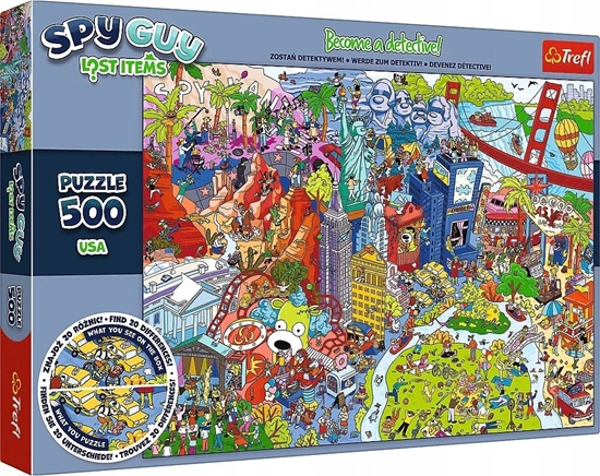 Picture of Trefl Puzzle Spy Guy Lost Items USA 500 elementów