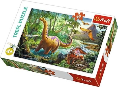Picture of Trefl Puzzle, 60 elementów - Wdrówki dinozaurów (GXP-645413)