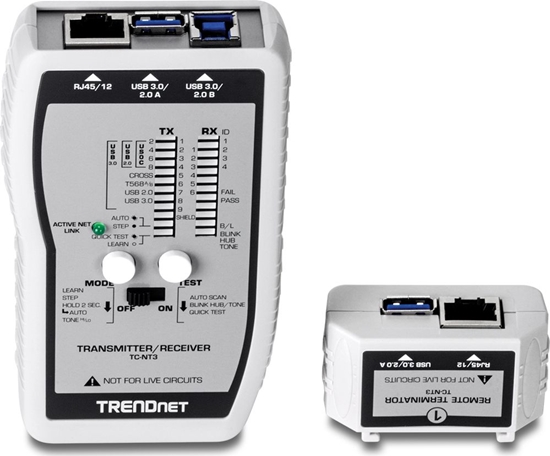 Picture of Trendnet Kabeltester mit Tasche VDV & USB bis zu 300m