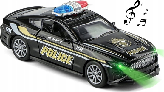Picture of Trifox Auto metalowe Policja (wiato + dwik) A-0167 p12 mix cena za 1szt