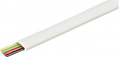 Picture of Triton Kabel telefoniczny paski rolka 4-przewodowy, 100 m rola, AWG 30, CU (mied) - Wersja kolorystyczna Biay