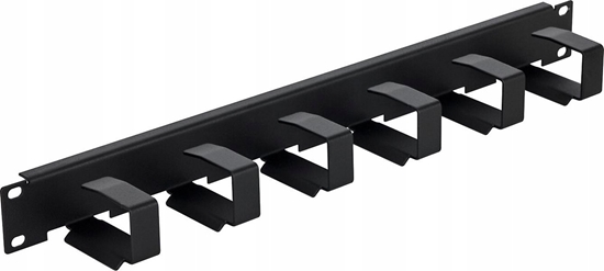 Picture of Triton TRITON 19" vyvazovací panel 1U, 6x vyvazovací háek 70x27 mm, erný