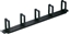 Picture of TRITON Triton 1U cable entry system, 5x plastic bracket 40x80, black RAL 9005 - RAB-VP-X11-A1