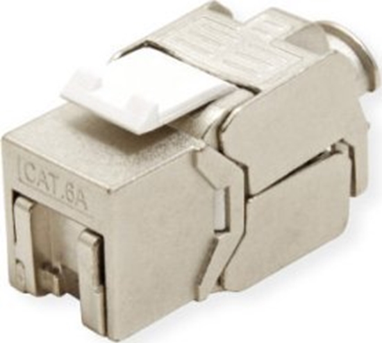 Picture of Triton VALUE Cat.6A (Class EA) Keystone, RJ-45, ekranowany, srebrny, beznarzdziowy