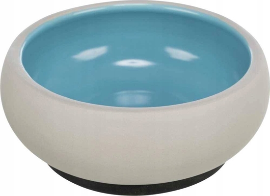 Picture of Trixie Miska, dla kota, ceramiczna, 0.6 l/o 14 cm, z gumow podstaw, róne kolory