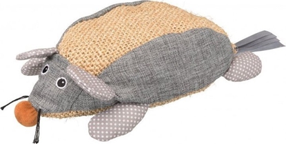 Изображение Trixie Mysz z sizalu, materia, 30 cm, szara