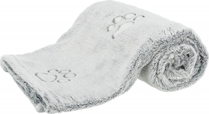 Attēls no Trixie Nando, koc, dla psa/kota, jasnoszary, plusz, 100x70 cm