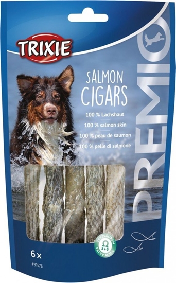 Picture of Trixie Paeczki PREMIO Salmon Cigars, z ososiem, 12,5cm, 6szt./70g