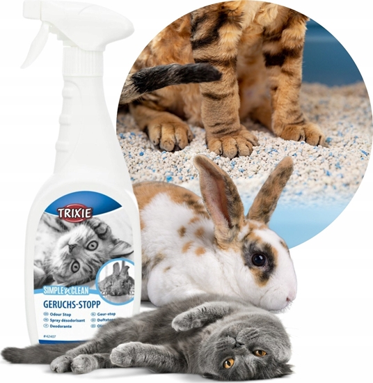Picture of Trixie Spray neutralizujcy zapachy, kot/mae zwierzta domowe SimplenClean, 750 ml