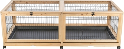 Attēls no Trixie TRIXIE 62487, Farm, Guinea pig, Rabit, Wood, Metal, Wood, 1500 mm, 600 mm