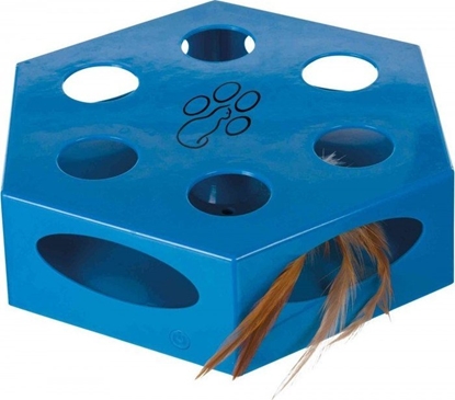 Attēls no Trixie Turning feather z plastiku ? 22 cm, niebieski