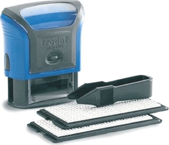 Picture of Trodat trodat Stempel Printy Typom 4.0/DB Himmel bl+Kis schw 4912