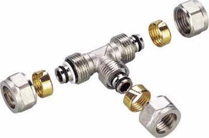 Attēls no TRÓJNIK PEX-AL-PEX CHROM 16*16*16 POTRÓJNY