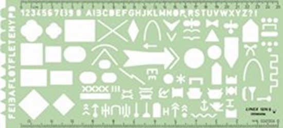 Picture of Troop Template with NATO military symbols.