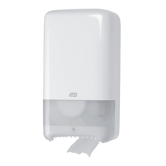Изображение Tualetes papīra turētājs TORK Elevation T6, 184 x 344 x 140 mm, baltā krāsā
