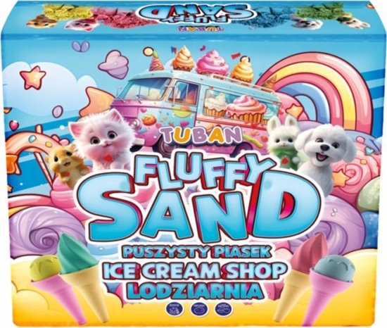 Изображение TUBAN Piasek Fluffy - Zestaw lodziarnia