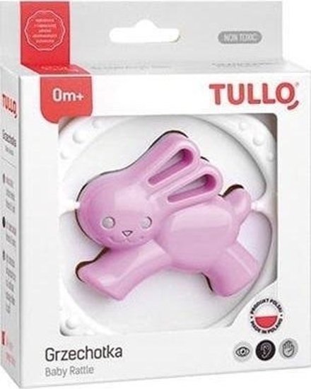 Picture of Tullo Grzechotka zajc róowo-szary