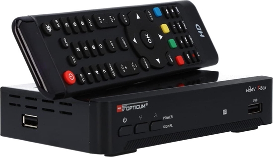 Picture of Tuner TV Opticum Tuner DVB-T2 HBBTV T-BOX Opticum HEVC