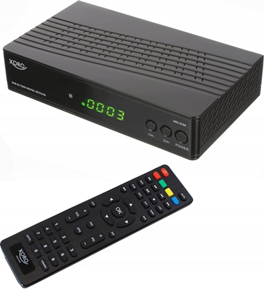 Picture of Tuner TV Xoro Xoro HRS 9194, Twin HD DVB-S2 Receiver, schwarz, PVR Ready
