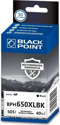 Изображение Tusz Black Point BLACK POINT BPH650XLBK Black 505 str. zamiennik