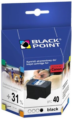 Изображение Tusz Black Point tusz BPC 40 (PG-40) Black