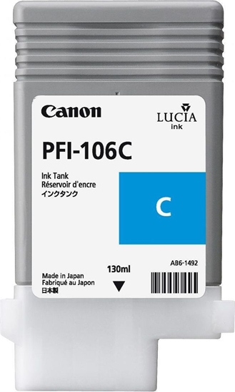 Picture of Tusz Canon Tusz PFI-106 Cyan (351201602)