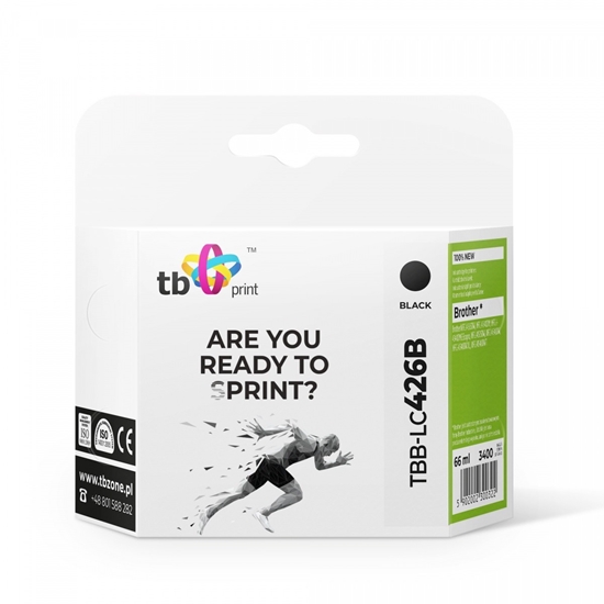 Изображение Tusz do Brother MFC-J4540DW TBB-LC426B 100% nowy czarny