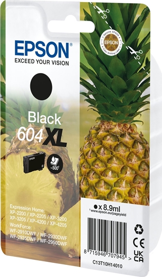 Picture of EPSON 4LB Singlepack Black 604XL Ink w/s