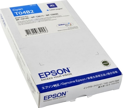 Attēls no Tusz Epson Epson oryginalny ink / tusz C13T04B24N, XL, cyan