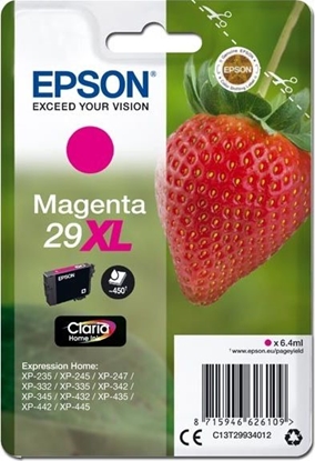 Изображение Tusz Epson Tusz Stylus XP235 T29XL Magenta 6.4ml