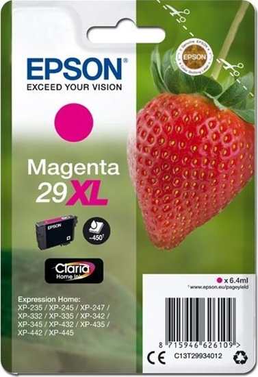 Изображение Tusz Epson Tusz Stylus XP235 T29XL Magenta 6.4ml