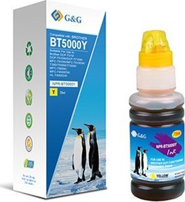 Attēls no Tusz G&G G&G kompatybilny ink / tusz z BT-5000Y, NPR-BT5000Y, yellow, 5000s