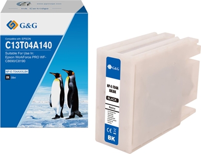 Attēls no Tusz G&G G&G kompatybilny ink / tusz z C13T04A140, NP-E-T04AXXLBK-A, black, 11500s