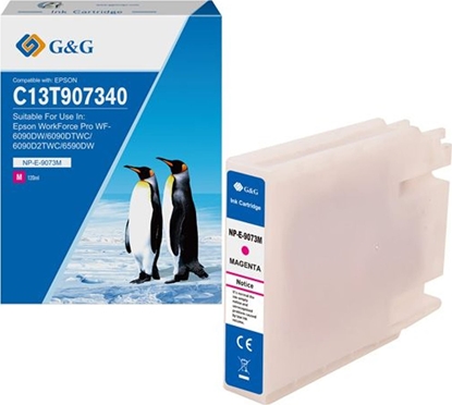 Attēls no Tusz G&G G&G kompatybilny ink / tusz z C13T907340, NP-E-9073M, magenta
