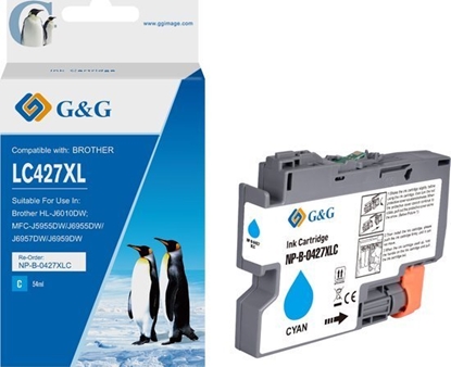 Attēls no Tusz G&G G&G kompatybilny ink / tusz z LC-427XLC, NP-B-0427XLC, cyan