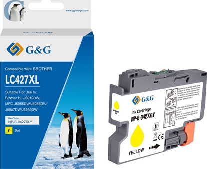 Attēls no Tusz G&G G&G kompatybilny ink / tusz z LC-427XLY, NP-B-0427XLY, yellow